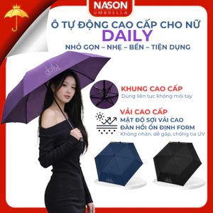 Ô cầm tay nhỏ gọn NASON UMBRELLA Daily, dù che nắng siêu nhẹ, vải 30D siêu nhẹ chống thấm nước, chống tia UV > 99%