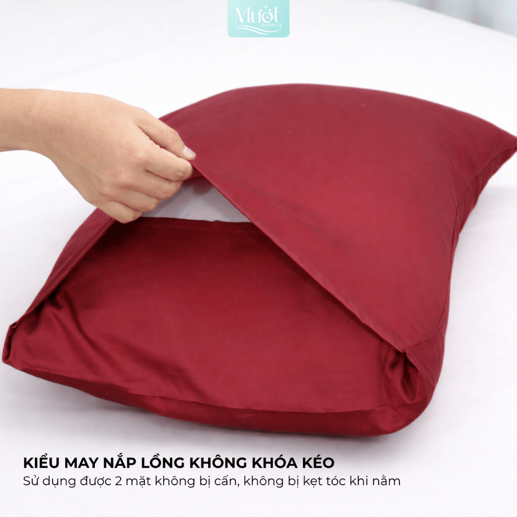 Bộ ga gối 4 món nệm kích thước 1m6x2m, 1m8x2m, 2mx2m, 2m2x2m (Dày 5-12cm) Lụa Tencel 60s Mướt Bedding cao cấp trơn màu | BigBuy360 - bigbuy360.vn