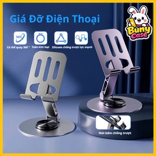Giá đỡ điện thoại máy tính bảng hợp kim xoay 360 độ gấp gọn chống trượt - Phù hợp iPad iP ADR