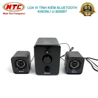 Loa vi tính kiêm bluetooth 2.1 Kisonli U-3000BT hỗ trợ cả có dây và không dây (màu random)