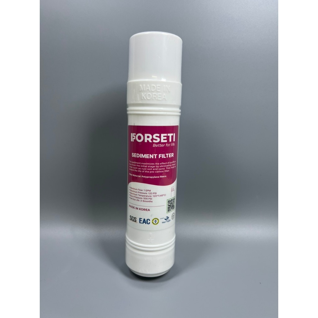 Combo 3 Lõi Forseti Gồm 1 Sediment + 1 Pre Carbon + 1 Post Carbon Sản Xuất Hàn Quốc-Hàng chính hãng