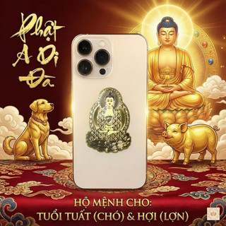 Miếng Dán Phật Bản Mệnh 12 Con Giáp , Có Keo Dán Mặt Sau