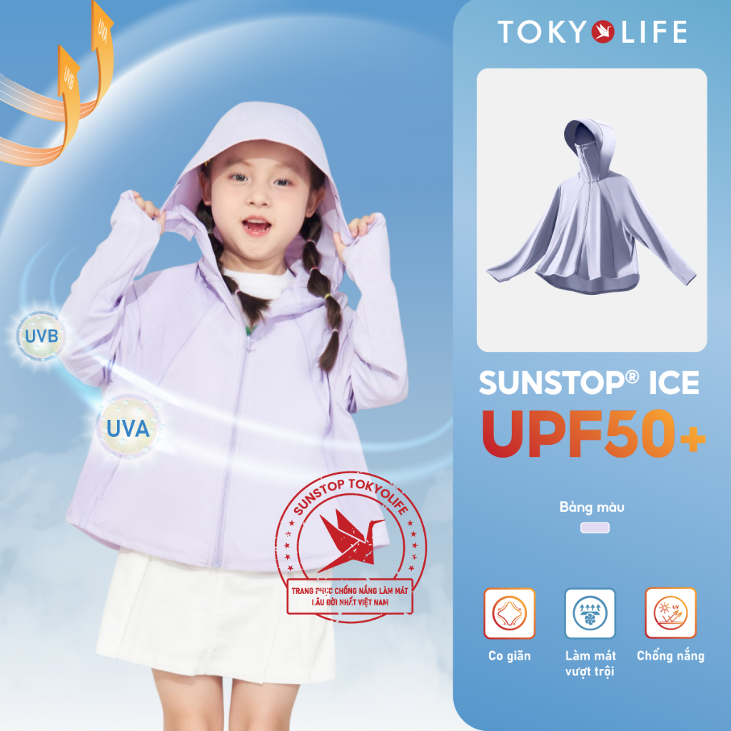 Áo chống nắng trẻ em SunStop Ice mát lạnh TOKYOLIFE 40004351