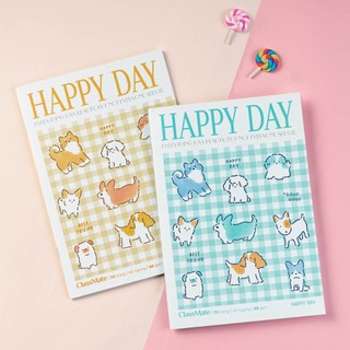 Vở Kẻ Ngang Classmate Happy Day B5 72/120/200 Trang, Giấy Mịn, Chống Loá, Ăn Mực, Bìa Chống Nước, Ghi Chép Dễ Dàng