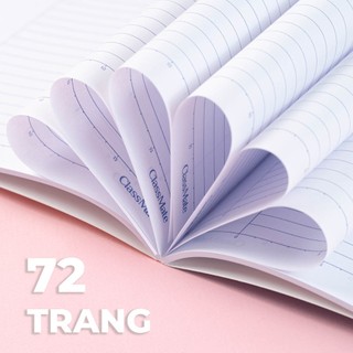 Vở Kẻ Ngang Classmate Happy Day B5 72/120/200 Trang, Giấy Mịn, Chống Loá, Ăn Mực, Bìa Chống Nước, Ghi Chép Dễ Dàng