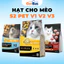 Hạt Cho Mèo S2Pet V1 V2 V3 Đạm Cao 32% Giúp Tăng Cân Nhanh, Hỗ Trợ Tiêu Hoá Và Tiết Niệu