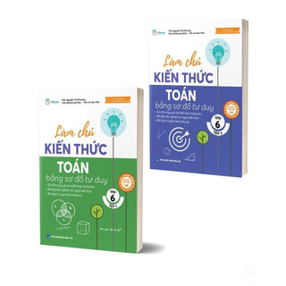 Sách - Combo Làm chủ kiến thức bằng sơ đồ tư duy Lớp 6 Toán - Ngữ Văn - Tiếng Anh(Theo chương trình mới)