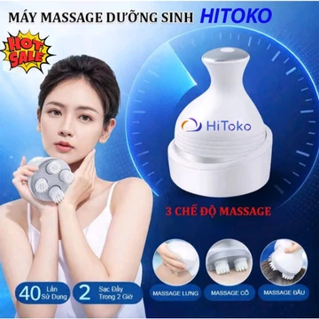 Máy massage da đầu cầm tay, máy massage đầu dưỡng sinh giúp giảm mệt mỏi căng thẳng, Máy mát-xa đầu tại nhà tiện lợi