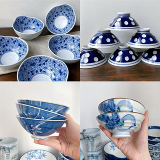 Bộ Chén Cơm Lam Mộc Hàng Nhật 2hand
