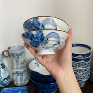 Bộ Chén Cơm Lam Mộc Hàng Nhật 2hand