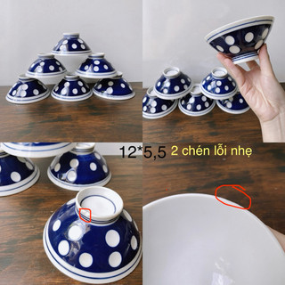 Bộ Chén Cơm Lam Mộc Hàng Nhật 2hand