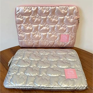 Túi Đựng Laptop/iPad Hello Kitty Chần Bông Dễ Thương | Túi Chống Sốc Cute Bảo Vệ Máy