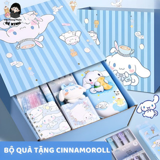 Bộ Văn Phòng Phẩm Màu Xanh Dương,  Bộ Dụng Cụ Học Tập Bút, Thước Dễ Thương Làm Quà Tặng Cho Bé
