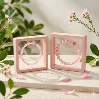Đá Tự Nhiên Vòng Tay Mắt Mèo Hồng Phổ Đà Sơn Vòng Tay Nữ Cầu Tình Duyên May Mắn Chiêu Tài Phụ Kiện Thời Trang Cao Cấp