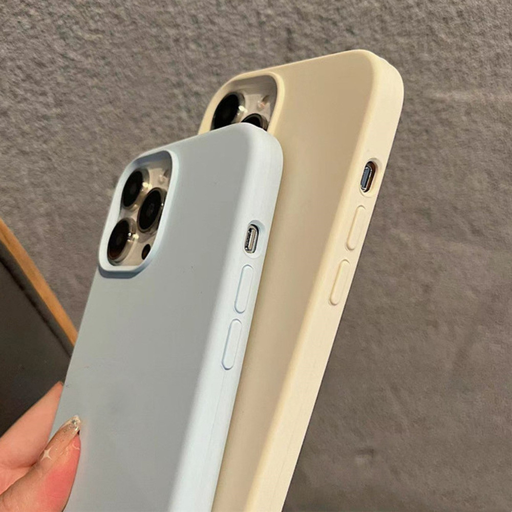 Ốp Lưng iPhone TPU Mềm Chống Bẩn, Lót Nhung, Bảo Vệ Camera - IP 7/8/X/XS/11/12/13/14/15/16/17/Plus/Pro/Max (Không LOGO)