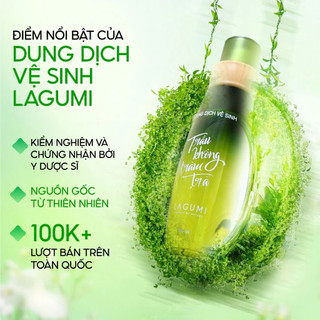 Dung Dịch Vệ Sinh Phụ Nữ Lagumi Trầu Không Tràm Trà 100ml