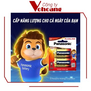 Vỉ 2 Pin Panasonic Alkaline D chống chảy, dung lượng cao - Panasonic LR20T