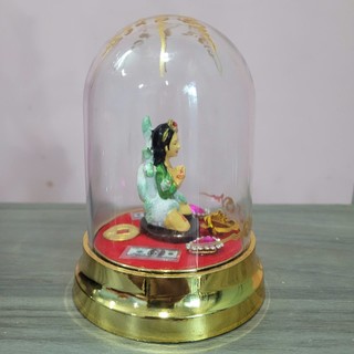 Tượng Hồ Ly Mini 6x8cm – Mẫu Trang Trí Nhỏ Gọn Trong Khung Kính