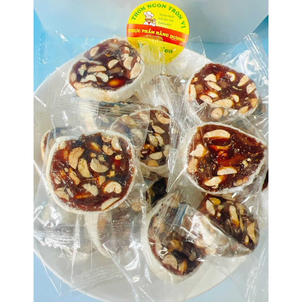 500g Kẹo Chuối Tươi Cuộn Bánh Tráng