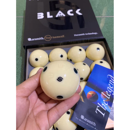 Bi cái bida - Bi cái Black aramith ít xước dăm hạn chế vỡ bi , sứt bi
