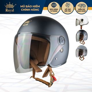 Mũ Bảo Hiểm 3/4 Đầu Royal M20K Kính Dài Che Mặt – Nhựa ABS Nguyên Sinh, Bh 12 Tháng Chính Hãng