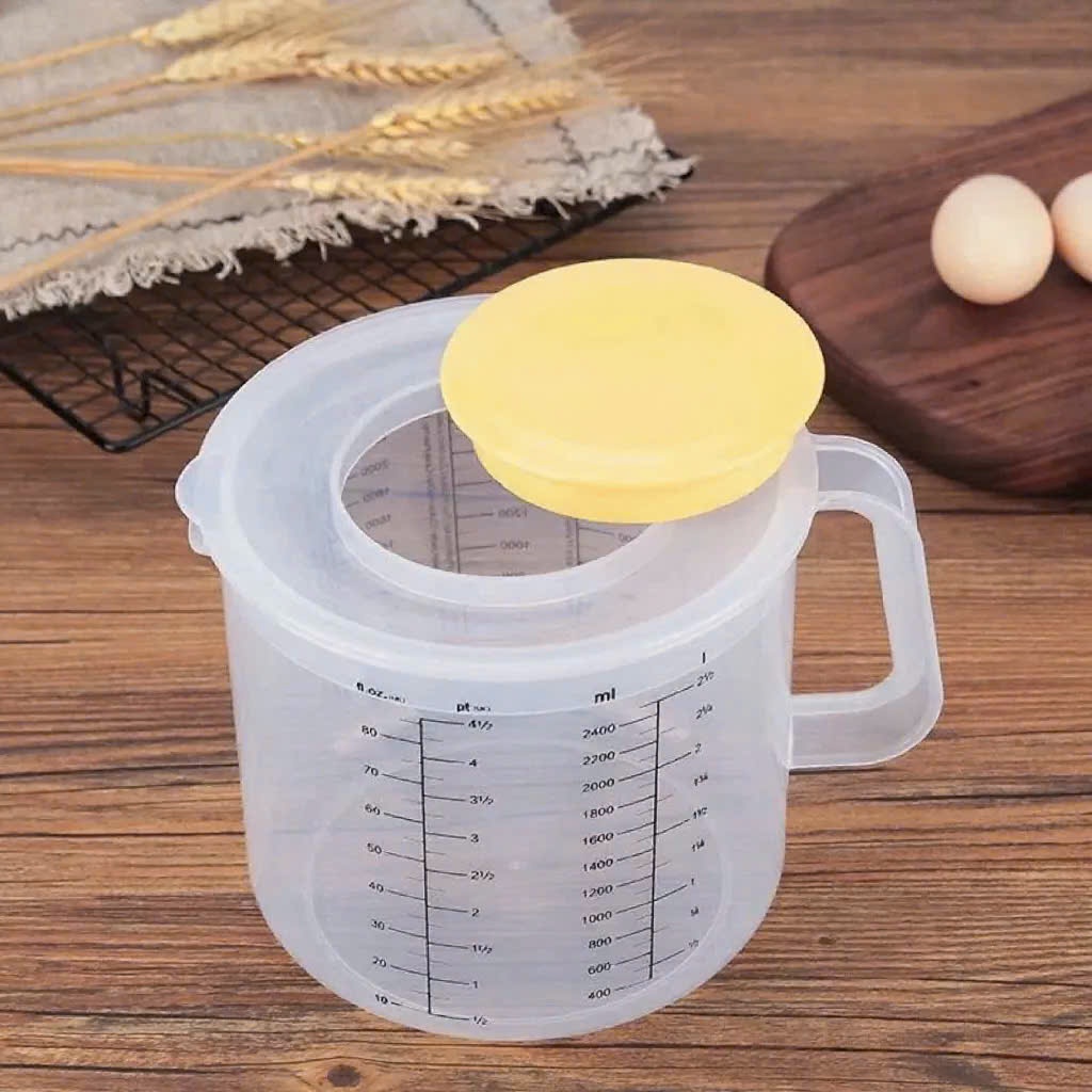 Ca Đánh Trứng 2.5L Nhựa Cao Cấp – Tô Trộn Bột Làm Bánh Có Tay Cầm Tiện Lợi