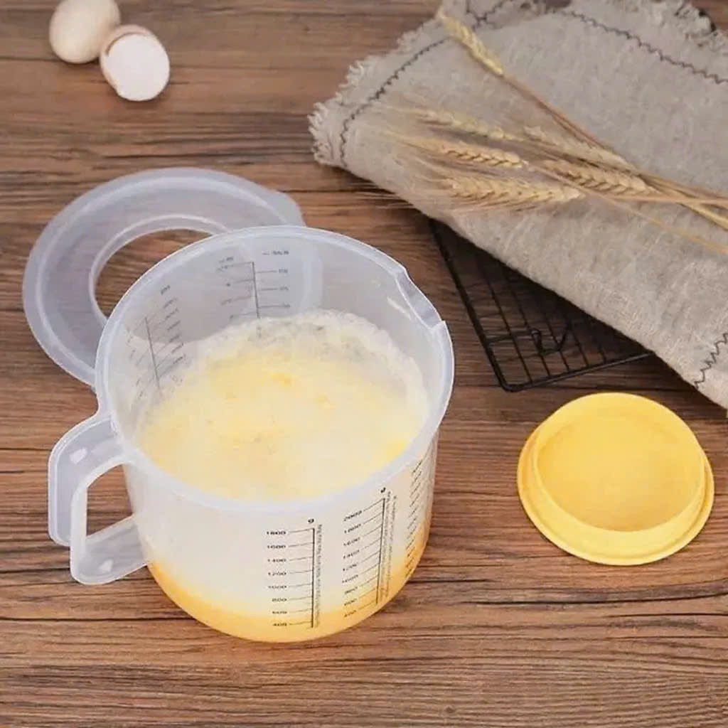 Ca Đánh Trứng 2.5L Nhựa Cao Cấp – Tô Trộn Bột Làm Bánh Có Tay Cầm Tiện Lợi
