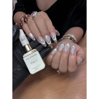 Sơn gel mắt mèo trắng ANNIES 12ml  dòng cao cấp siêu sáng