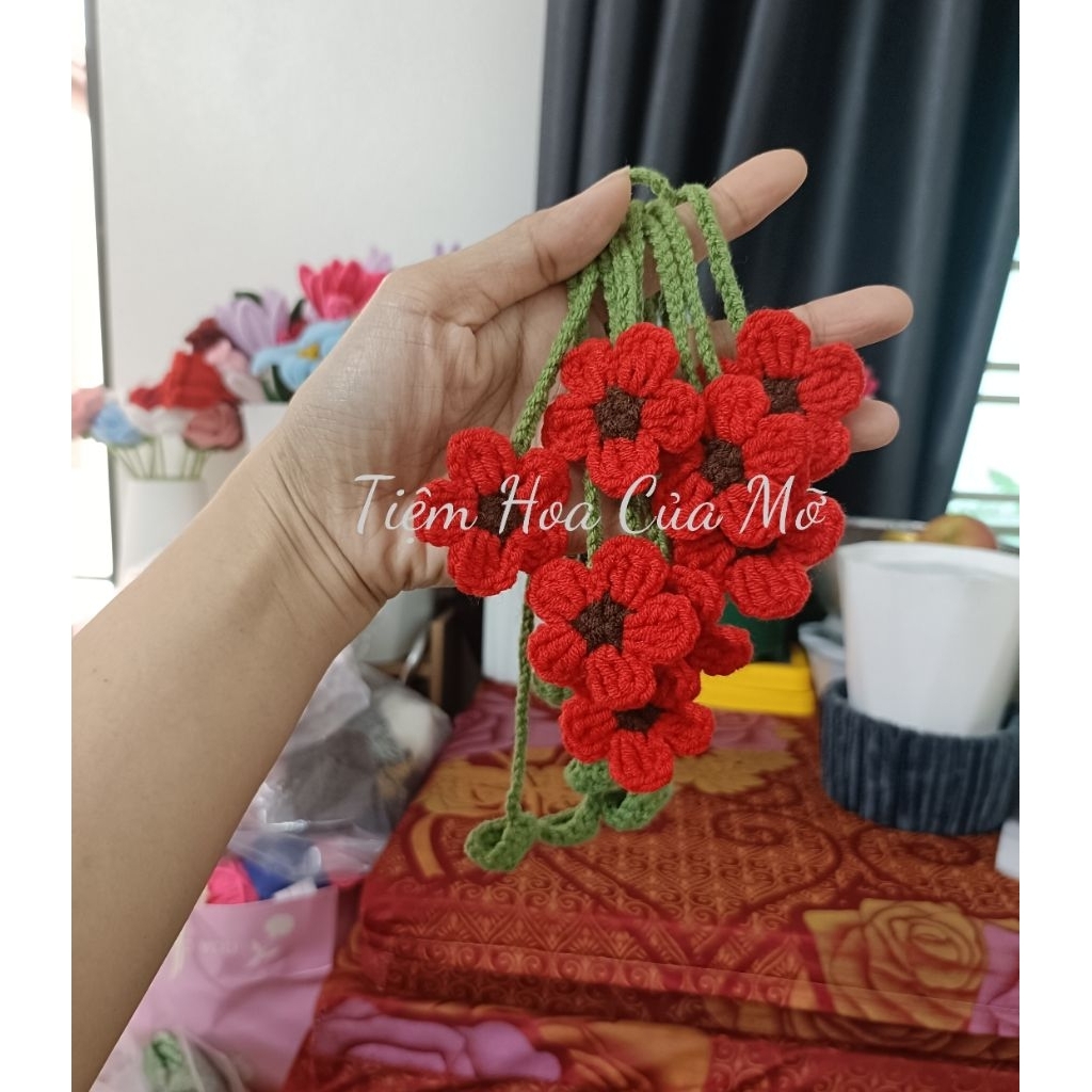 Tống Hợp Các Mẫu Đánh Dấu Trang , Đánh Dấu Sách , Dây Treo Túi Bằng Len Xinh Xắn , Hoa Len Handmade