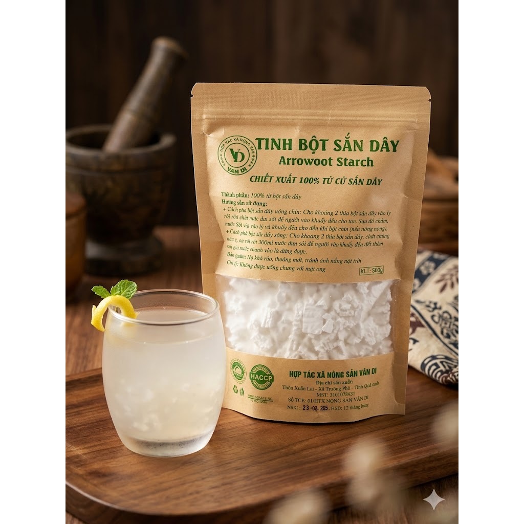 Bột sắn dây nguyên chất thanh nhiệt, đẹp da, tốt cho sức khỏe, làm đẹp cho phụ nữ