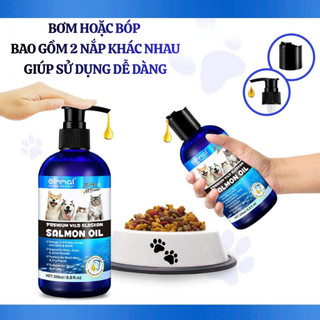 DẦU CÁ HỒI ALASKA OIMMAL 250ML – OMEGA 3-6 GIÚP ĐẸP LÔNG, TỐT KHỚP CHO CHÓ MÈO