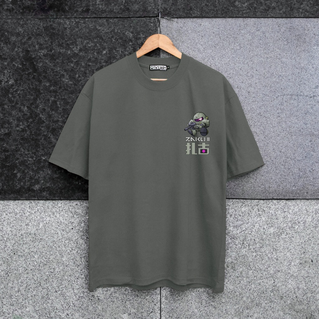 Áo thun Zaku II Nam Nữ Unisex Form Rộng Oversized