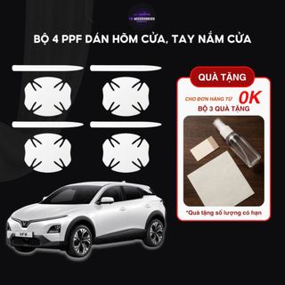 PPF Hõm Cửa & Tay Nắm Cửa Ô Tô TPU Trong Suốt – Miếng Dán Chống Trầy Sơn Xe, Tự Phục Hồi Vết Xước