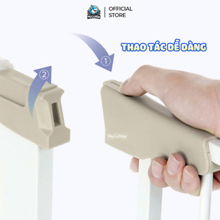 (Mẫu Mới) Thanh Chắn Cửa, Thanh Chắn Cầu Thang Pakey Dễ Lắp Đặt Không Khoan Tường, Bảo Vệ Bé An Toàn