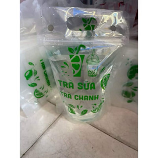 TÚI ZIP ĐỰNG TRÀ CHANH,TRÀ SỮA SIÊUHOTTREND
