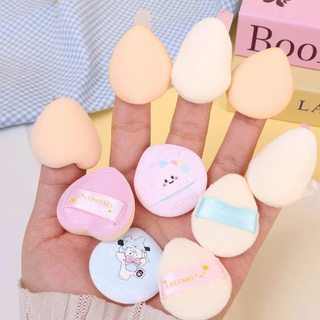 Mút Trang Điểm Gecomo Bông Mút Mini Phấn Phủ Mút Che Khuyết Điểm Đám Mây Dễ Thương (5 miếng)
