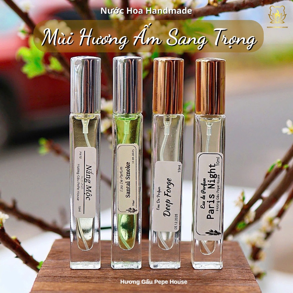 Nước hoa unisex được làm từ tinh dàu thiên nhiên