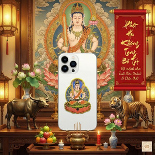 Miếng Dán Phật Bản Mệnh Cao Cấp 12 Con Giáp Chất Liệu Sang Trọng Thiết Kế Tinh Xảo