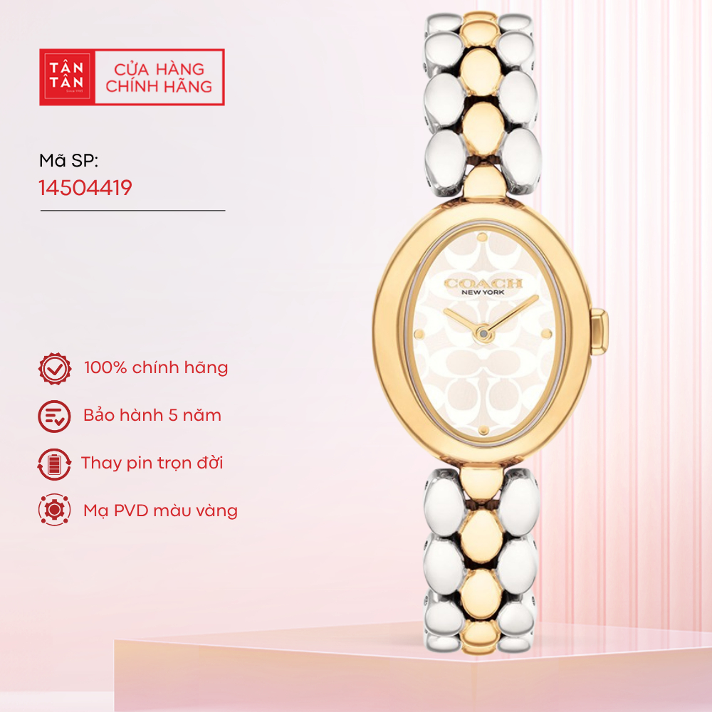 Đồng Hồ Nữ Coach Sammy 14504419 Quartz 22.5mm - Đồng Hồ Tân Tân