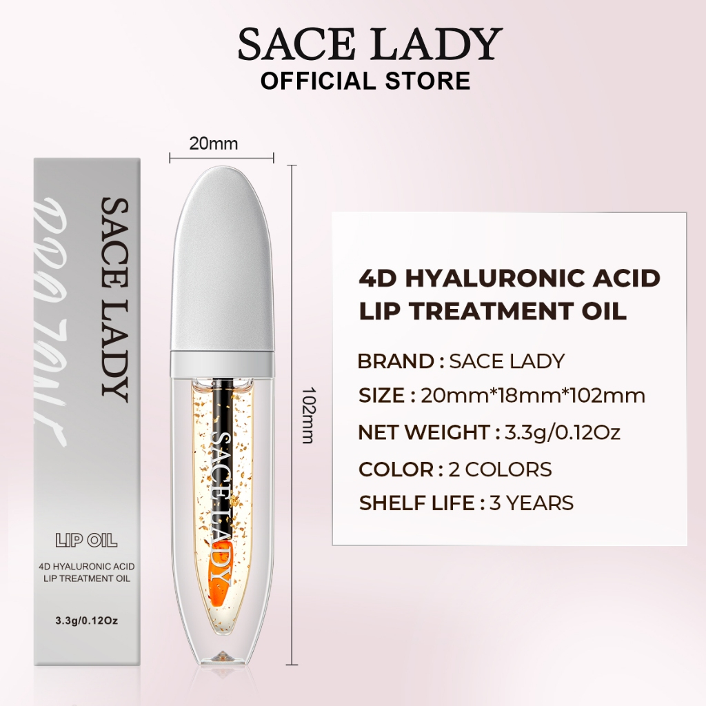 Son Dưỡng Môi SACE LADY Bền Vững Chống Thấm Nước Đổi Màu Môi Trang Điểm 3.3g