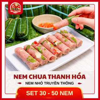 [Loại Nem Ngon] Combo 30 Nem Chua Thanh Hóa Truyền Thống – Chua Cay, Dai Giòn, Đậm Vị | Bếp Quê Việt