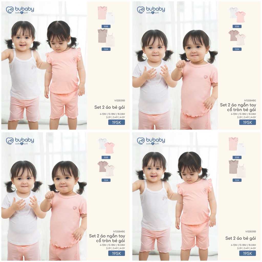 BUBABY - Áo ba lỗ, 2 dây vải mềm mát cho bé | Shopee Việt Nam