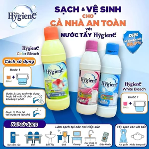 giảm 30% Nước tẩy quần áo Hygiene 250ml dành cho quần áo trắng hàng nhập khẩu Thái Lan sạch mọi vết bẩn