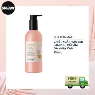 Sữa Rửa Mặt Sen Hậu Giang Cocoon làm dịu sạch dịu nhẹ cho da 310ml