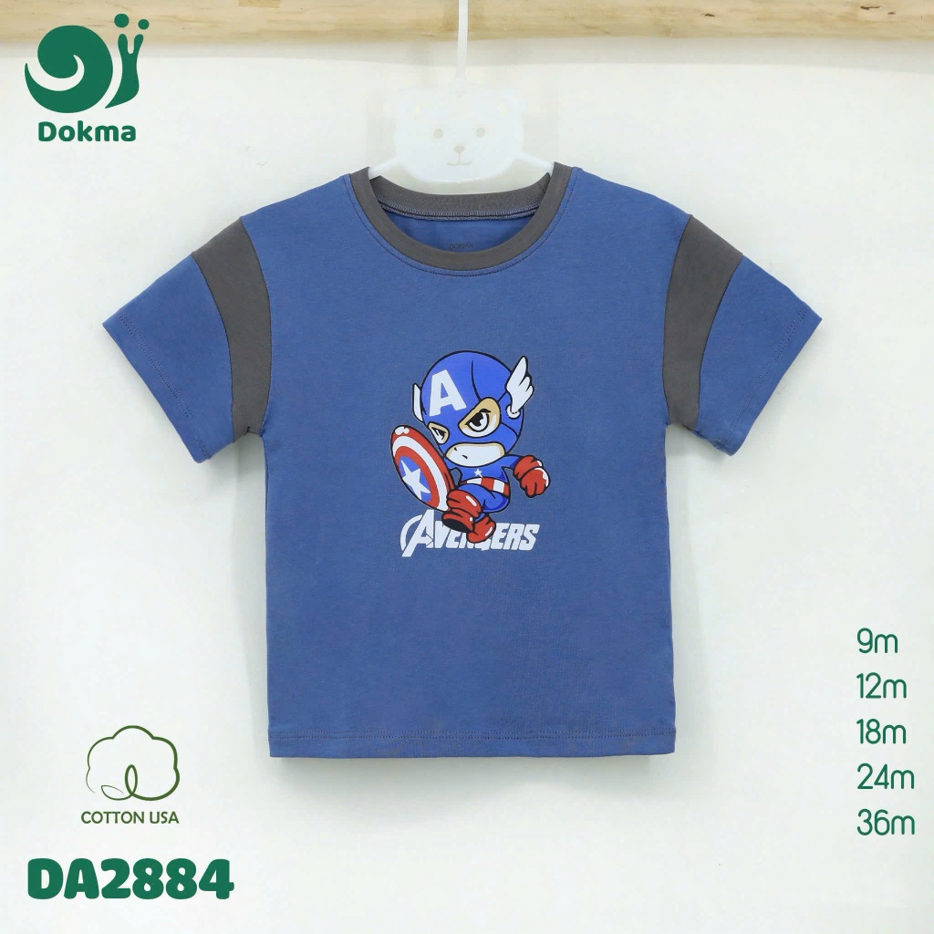(8-13kg, 6-36M) Áo Cộc Dokma Cho Bé DA2175 DA2782 DA2883 DA2884 DA2874 DA2951