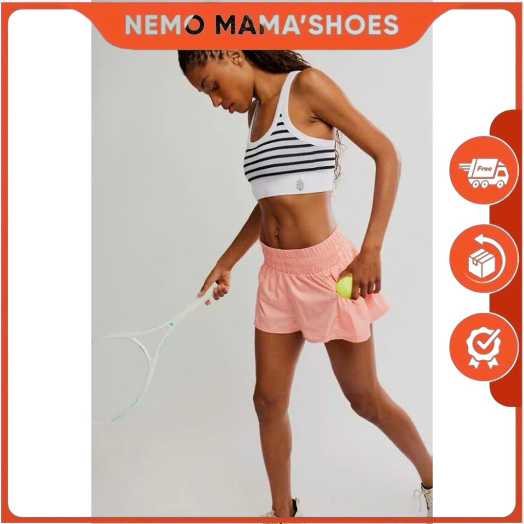 FREE PEOPLE QUẦN SHORT NỮ THỂ THAO PHỐI CHÂN VÁY NĂNG ĐỘNG VÀ TIỆN LỢI (260326002)