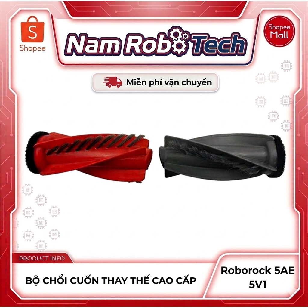 Phụ kiện Robot hút bụi Roborock Q i 5AE, Edge 5V1, Qr798, Lọc hepa , Khăn, Chổi giữa, Chổi cạnh, Túi rác /