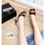 👢🩴👢Guốc xinh mũi vuông - da bóng
