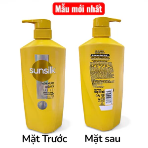 Dầu Gội Sunsilk Mềm Mượt Diệu Kỳ 600g – Mẫu Mới Nhất – Tóc Suôn Mượt, Phục Hồi Hư Tổn, Tinh Dầu Argan