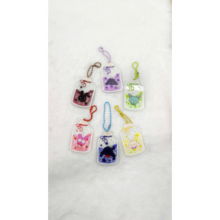 Móc khóa lọ Alien Stage trái cây cute